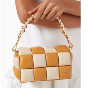 Kate Spade Boxxy East West Crossbody Bag Bare Colorblock Leather ORGPKG